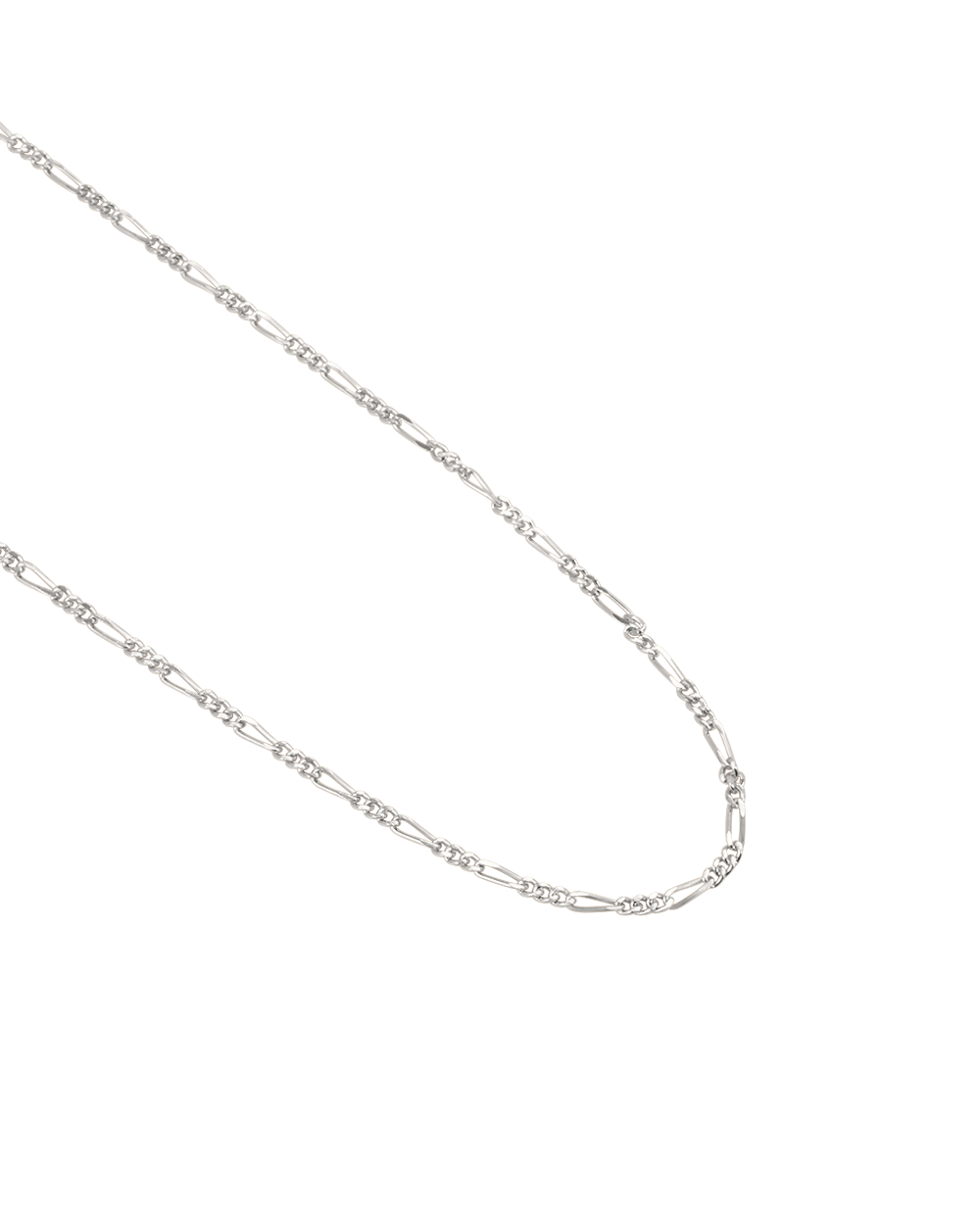 FIGARO CHAIN BRACELET (STERLING SILVER)