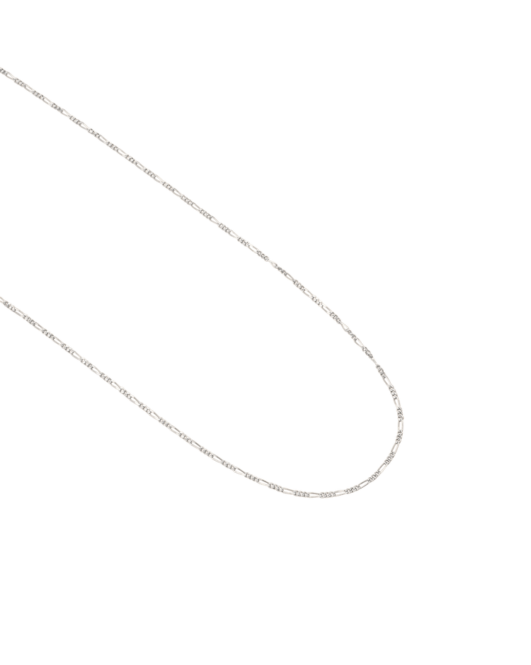 FIGARO CHAIN NECKLACE (STERLING SILVER)