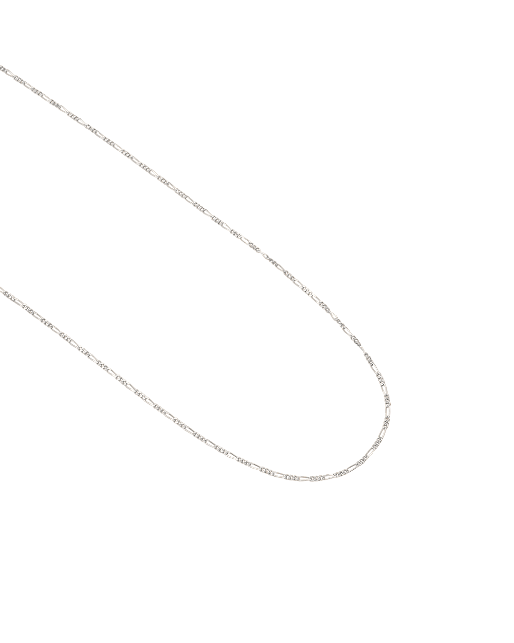 FIGARO CHAIN NECKLACE (STERLING SILVER)