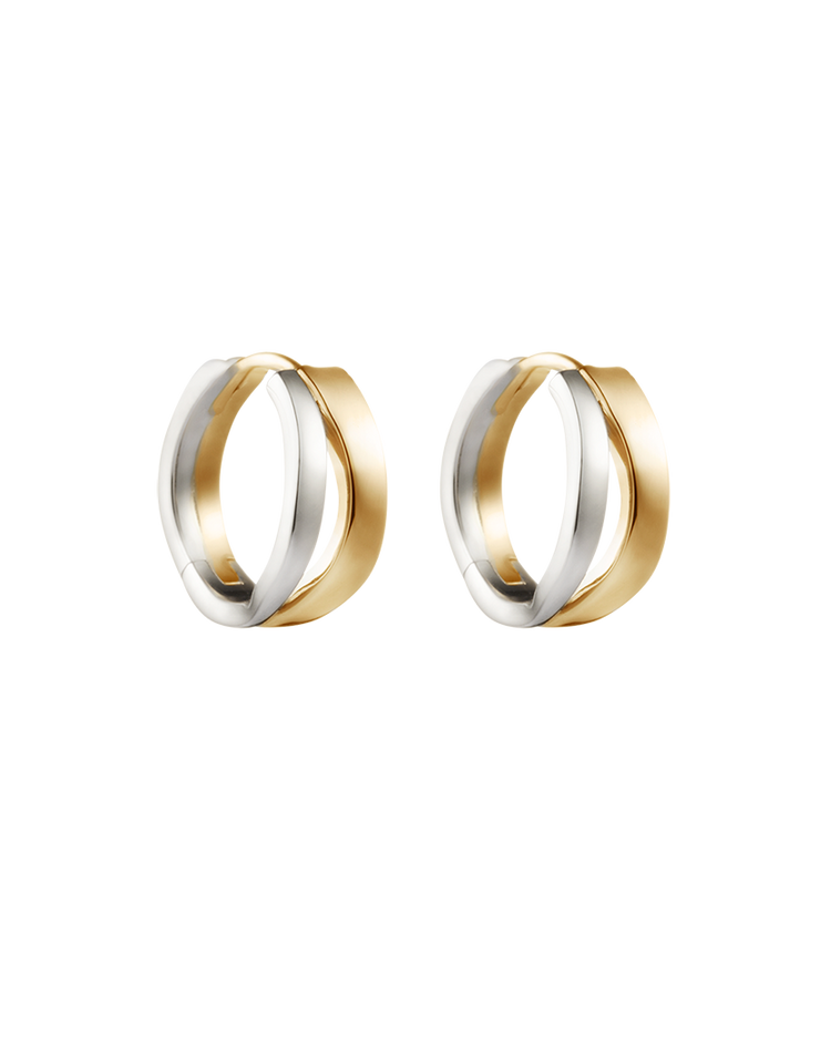 FLUX HOOPS (MIXED METAL) IMAGE 1
