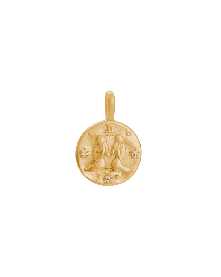 GEMINI PETITE ZODIAC (18K GOLD VERMEIL)