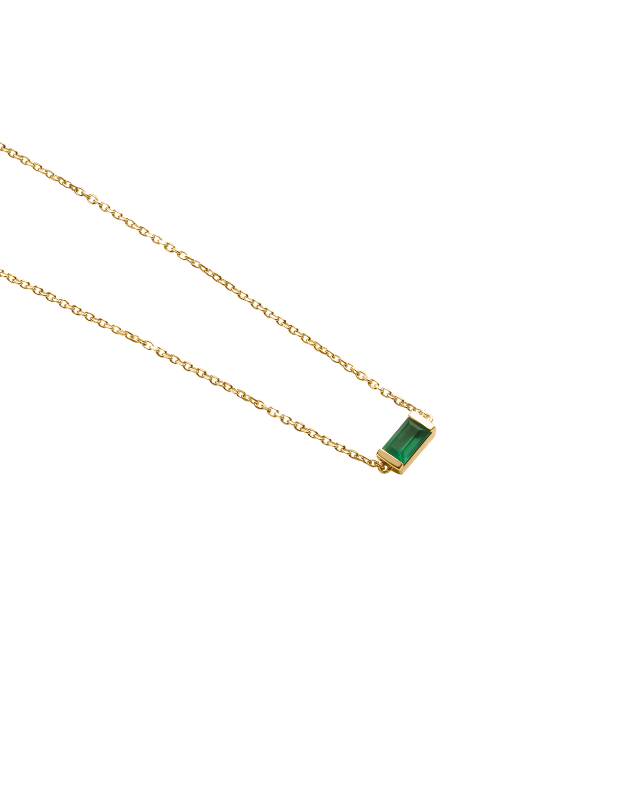 BAGUETTE BIRTHSTONE BRACELET (18K GOLD VERMEIL) MAY