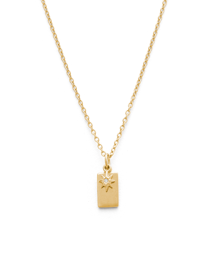 GUIDING STAR NECKLACE (18K GOLD VERMEIL)