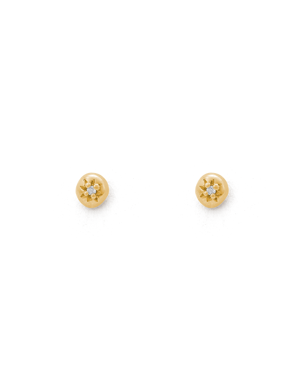 GUIDING STAR STUDS (18K GOLD PLATED) IMAGE 1