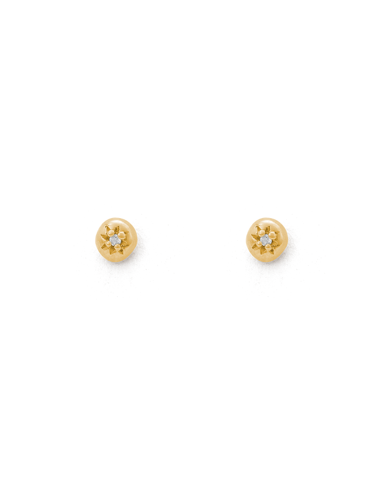 GUIDING STAR STUDS (18K GOLD PLATED) IMAGE 1