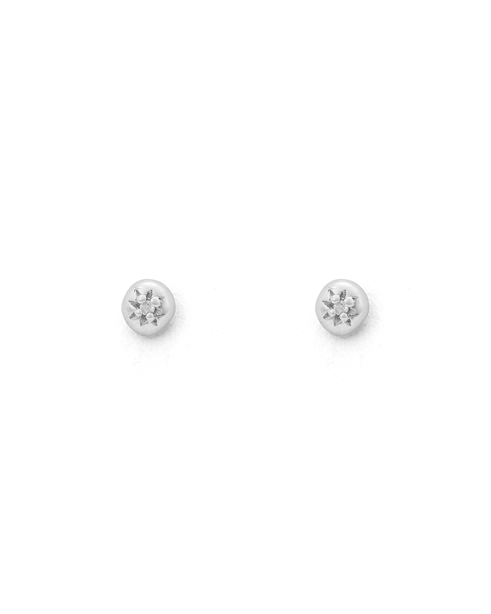 GUIDING STAR STUDS (STERLING SILVER) IMAGE 1