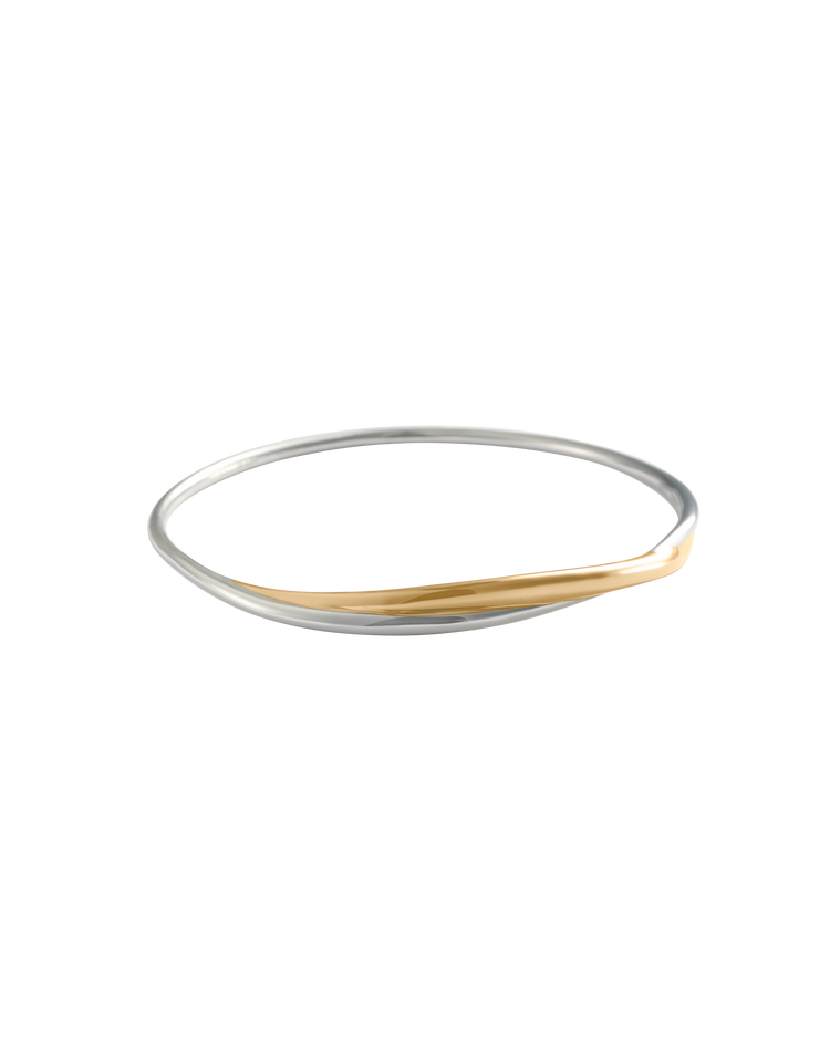 HALCYON BANGLE (MIXED METAL)