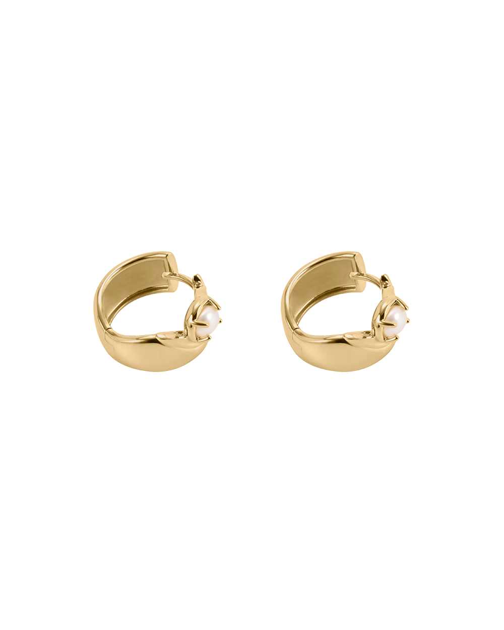 ILLUMINATE HOOPS (18K GOLD PLATED)