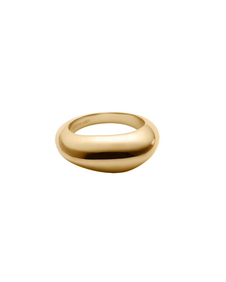 WITHIN MOTION DOME RING (18K GOLD PLATED) IMAGE 1
