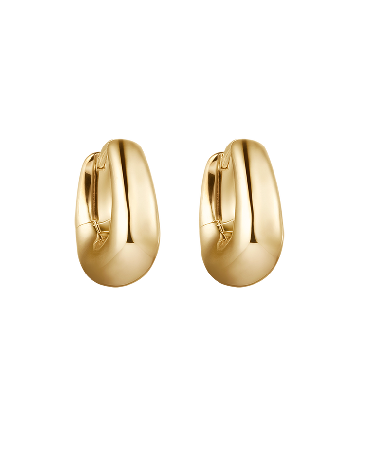WITHIN MOTION HOOPS (18K GOLD PLATED) IMAGE 1