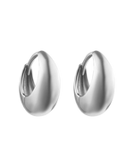 INDIGO HOOPS MEDIUM (STERLING SILVER) IMAGE 1