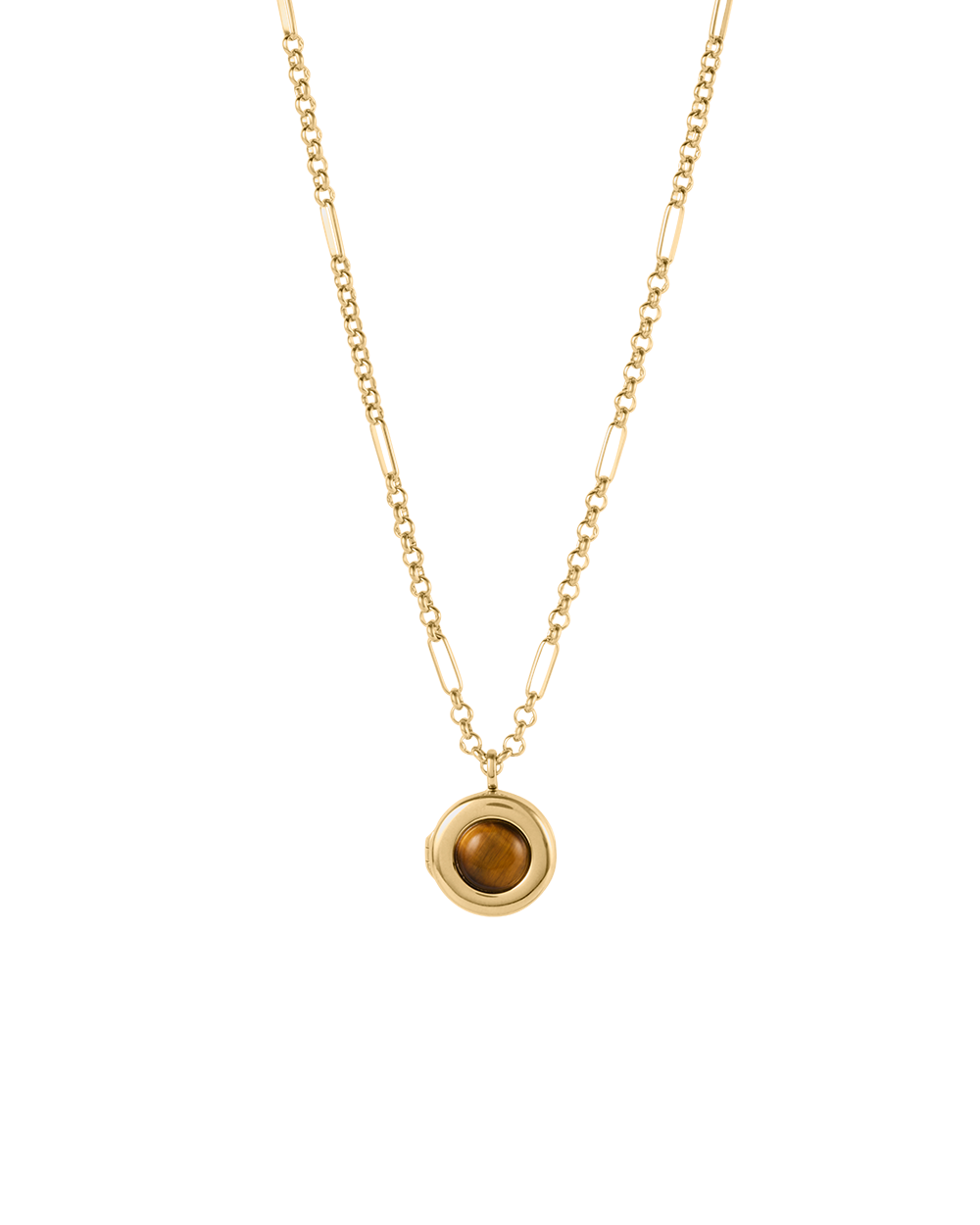 JOURNEY HOME LOCKET (18K GOLD PLATED)