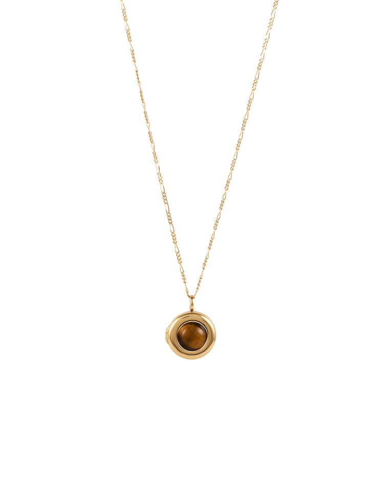 JOURNEY HOME LOCKET (18K GOLD PLATED)