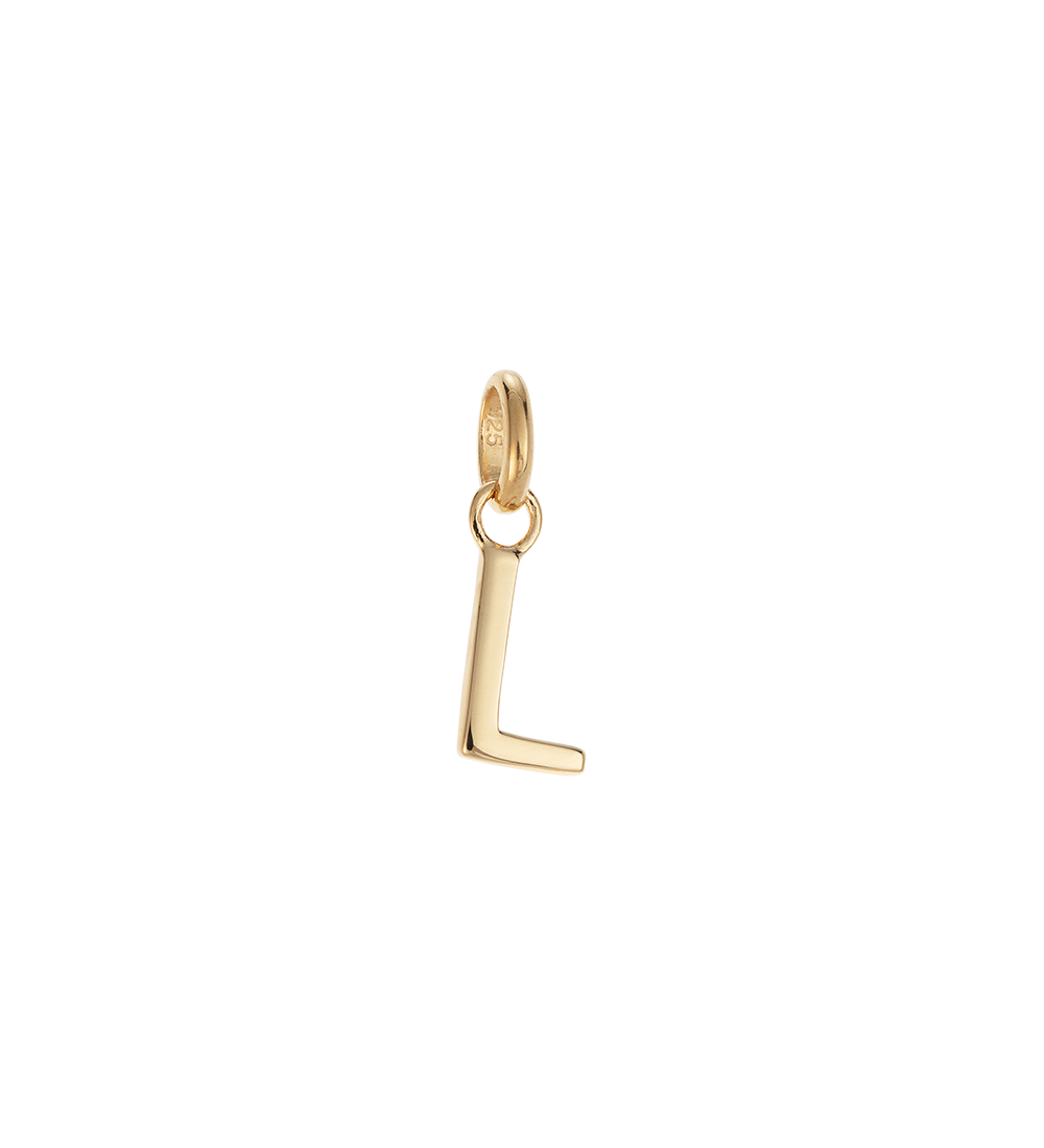 OUTLINE INITIAL A-Z (18K GOLD VERMEIL) IMAGE 19
