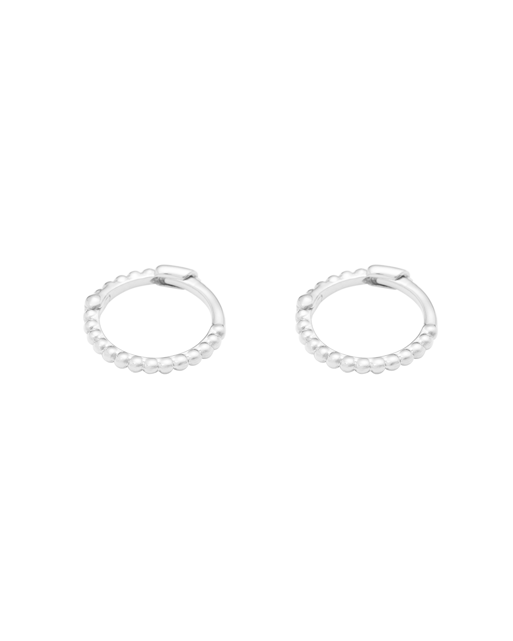 L'AMOUR HOOPS (STERLING SILVER) IMAGE 5