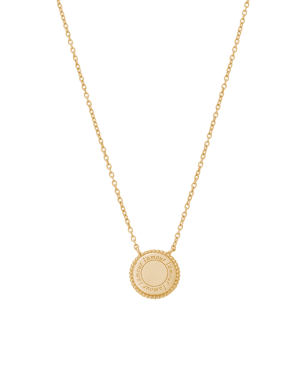 L'AMOUR NECKLACE (18K GOLD VERMEIL) IMAGE 1