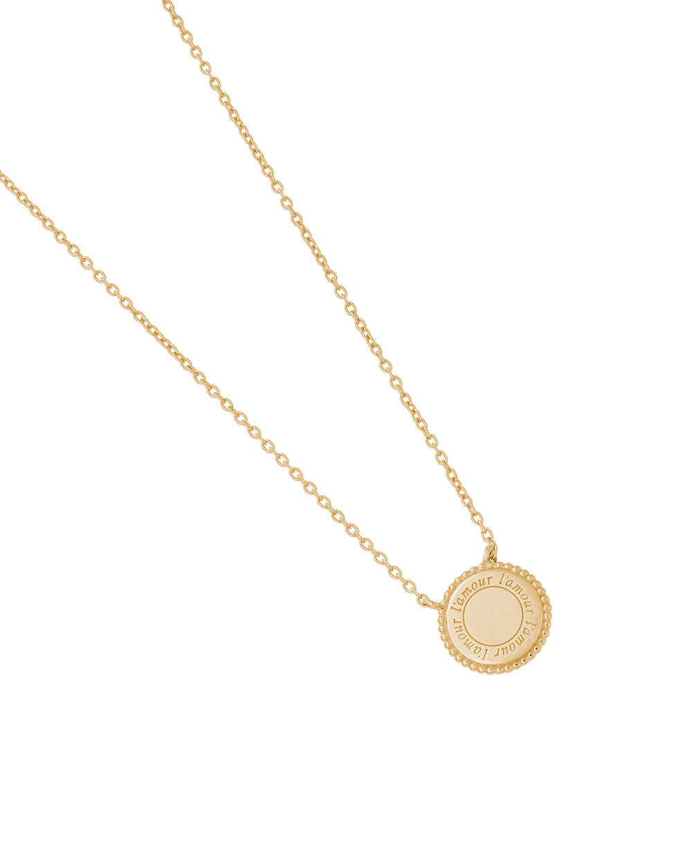 L'AMOUR NECKLACE (18K GOLD VERMEIL) IMAGE 4