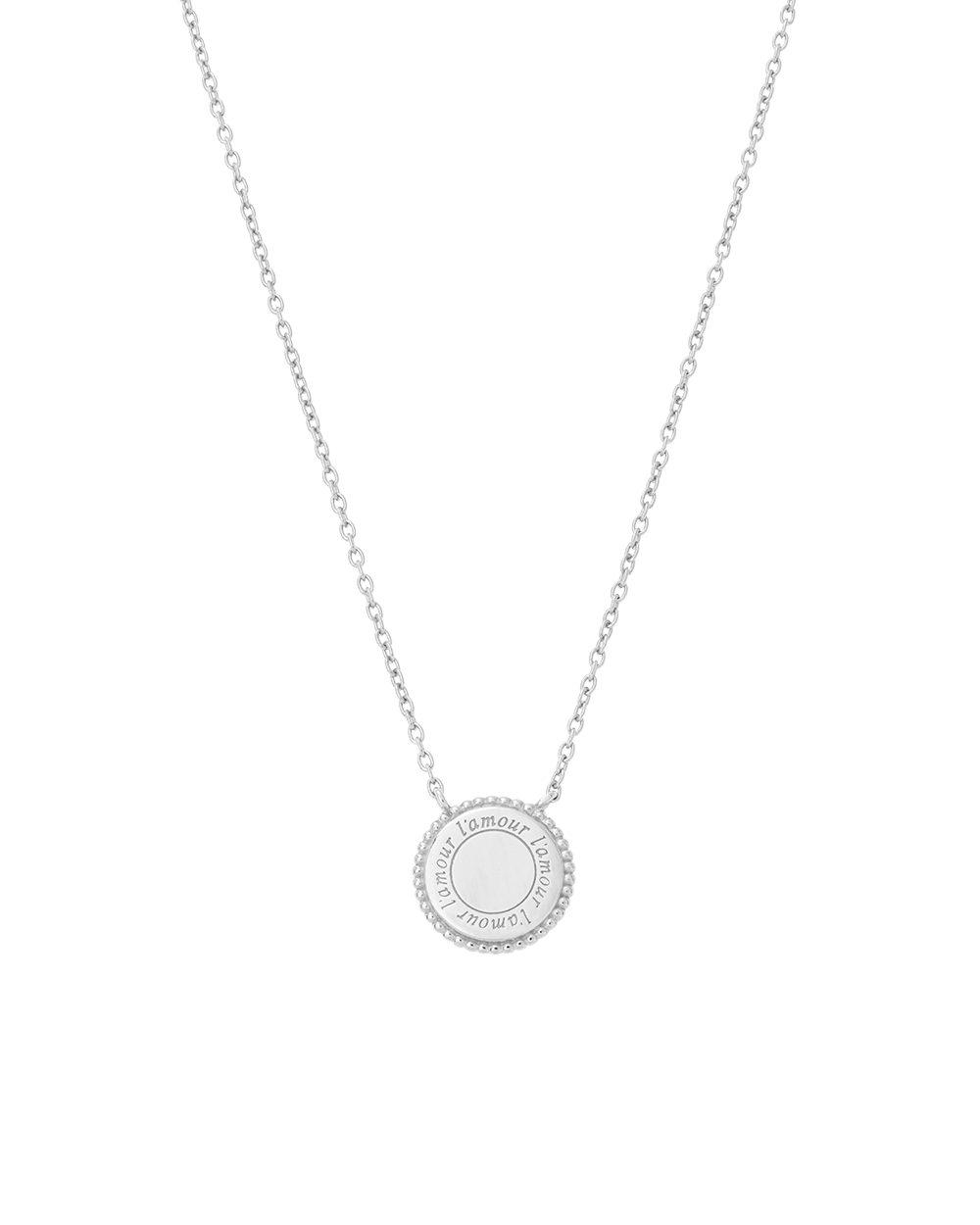 L'AMOUR NECKLACE (STERLING SILVER) IMAGE 1