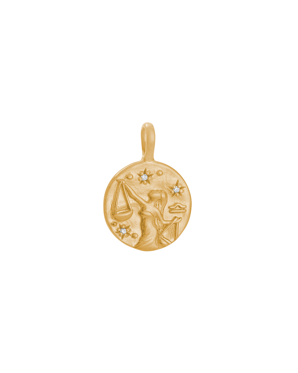 LIBRA PETITE ZODIAC (18K GOLD VERMEIL) IMAGE 1