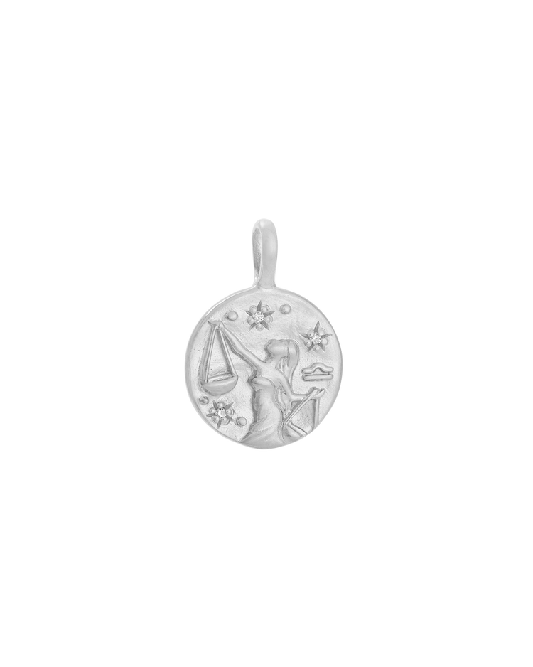 LIBRA PETITE ZODIAC (STERLING SILVER)
