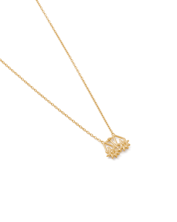 LIBRA STAR SIGN NECKLACE (18K GOLD VERMEIL)