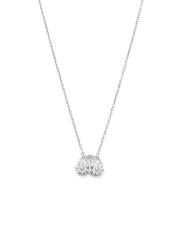 LIBRA STAR SIGN NECKLACE (STERLING SILVER)