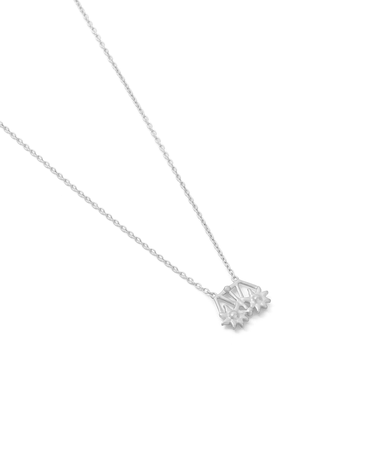 LIBRA STAR SIGN NECKLACE (STERLING SILVER)