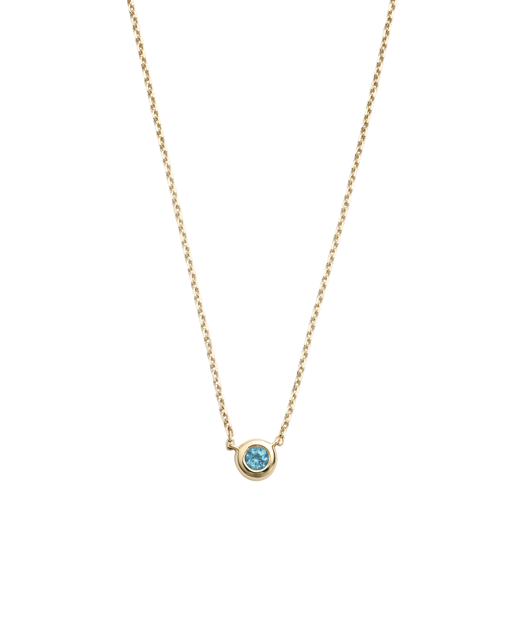 PETITE BIRTHSTONE NECKLACE (9K GOLD) SEPTEMBER