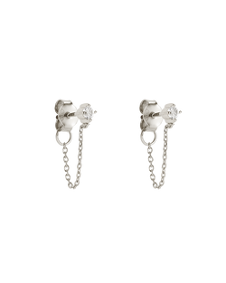 LUMEN CHAIN STUDS (STERLING SILVER)