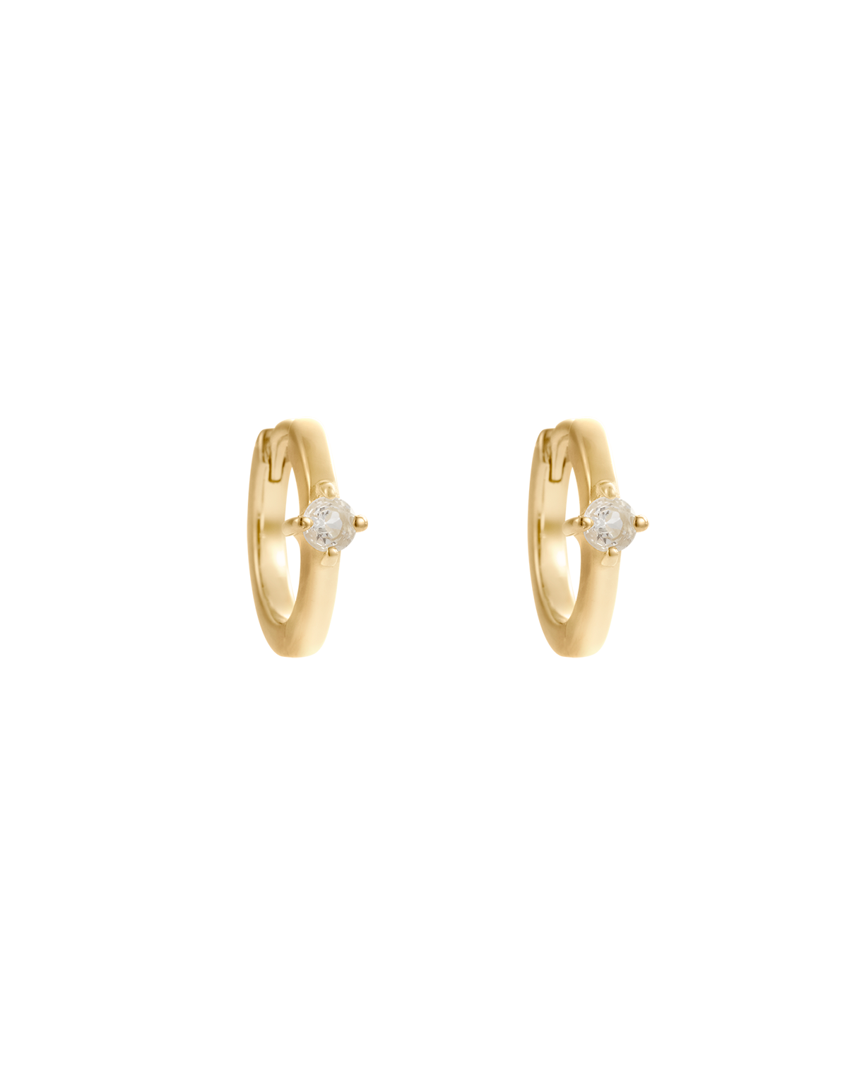 LUMEN HUGGIES (18K GOLD PLATED)