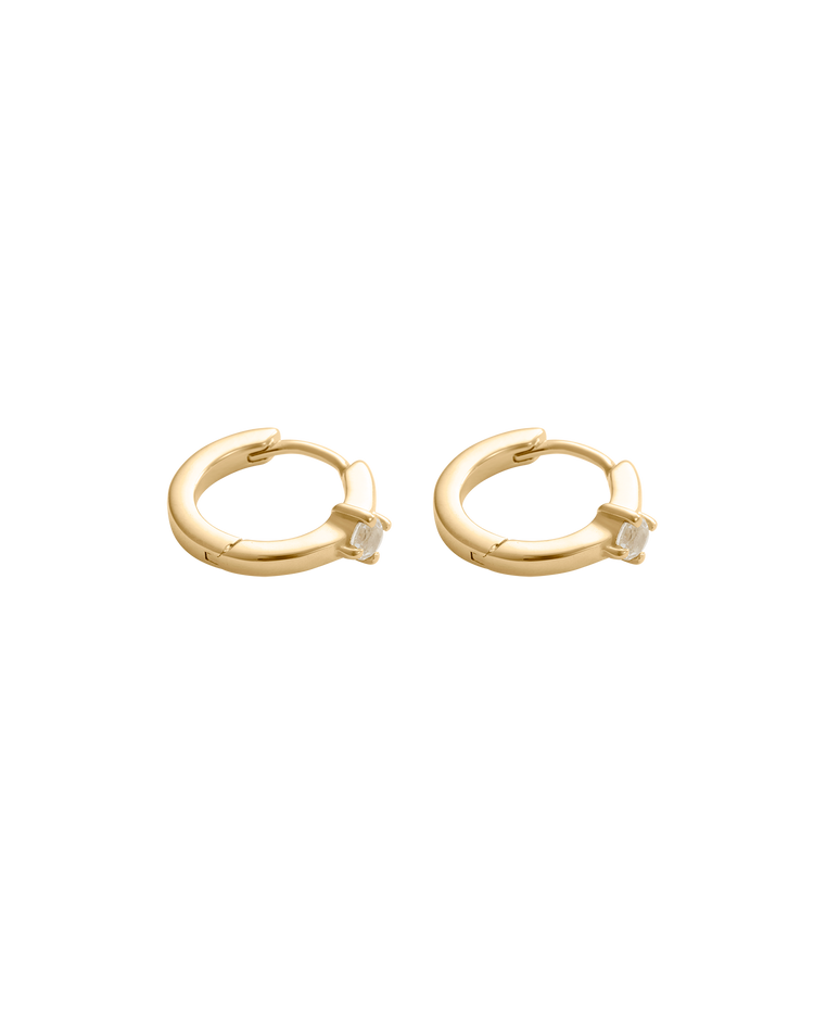 LUMEN HUGGIES (18K GOLD PLATED)