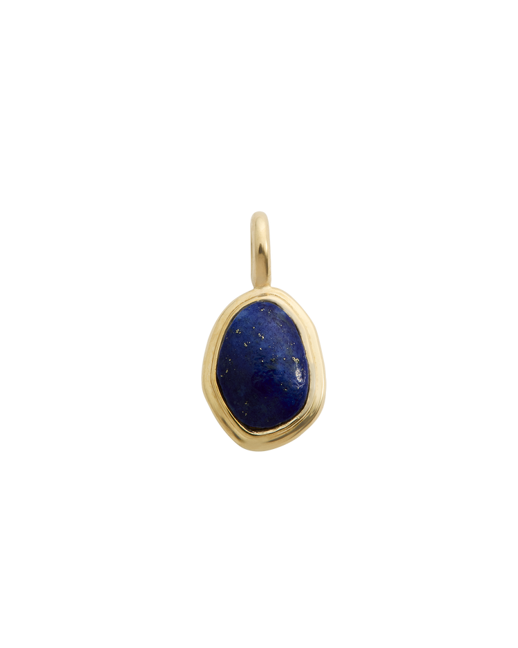 LUMINOUS LAPIS CHARM (9K GOLD) IMAGE 1