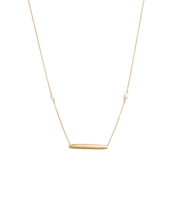 MARIS ENGRAVABLE NECKLACE (18K GOLD VERMEIL) IMAGE 1