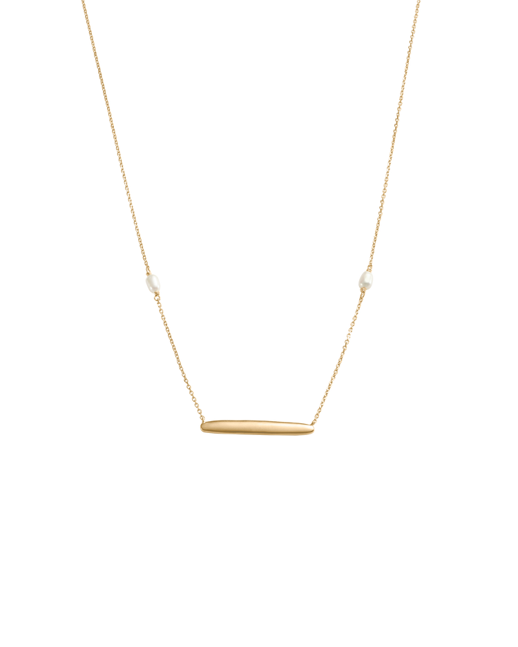 MARIS ENGRAVABLE NECKLACE (18K GOLD VERMEIL)