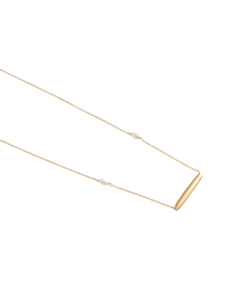 MARIS ENGRAVABLE NECKLACE (18K GOLD VERMEIL)