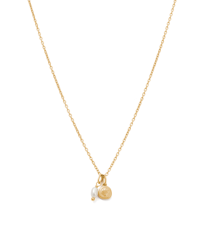 MEMOIR PEARL NECKLACE (18K GOLD VERMEIL) IMAGE 1