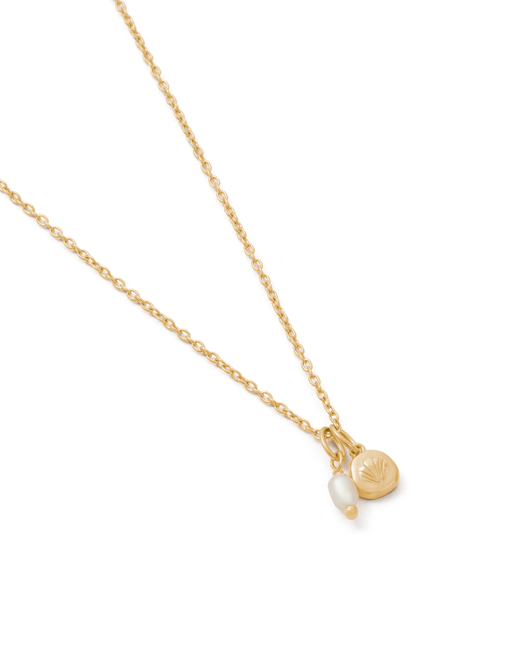 MEMOIR PEARL NECKLACE (18K GOLD VERMEIL)