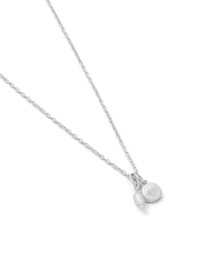 MEMOIR PEARL NECKLACE (STERLING SILVER)
