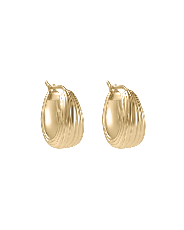 MONDO HOOPS (18K GOLD PLATED) IMAGE 1