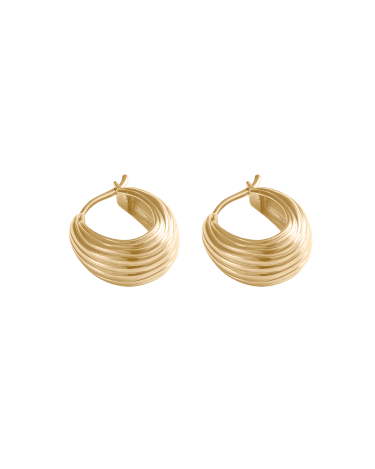 MONDO HOOPS (18K GOLD PLATED)