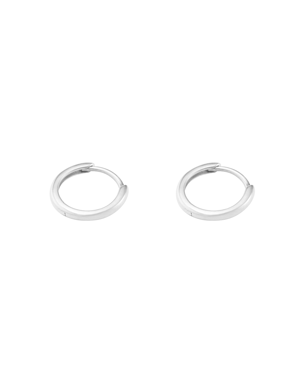 NOMADA FINE HOOPS (STERLING SILVER) IMAGE 5