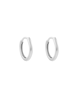 NOMADA FINE HOOPS (STERLING SILVER) IMAGE 1