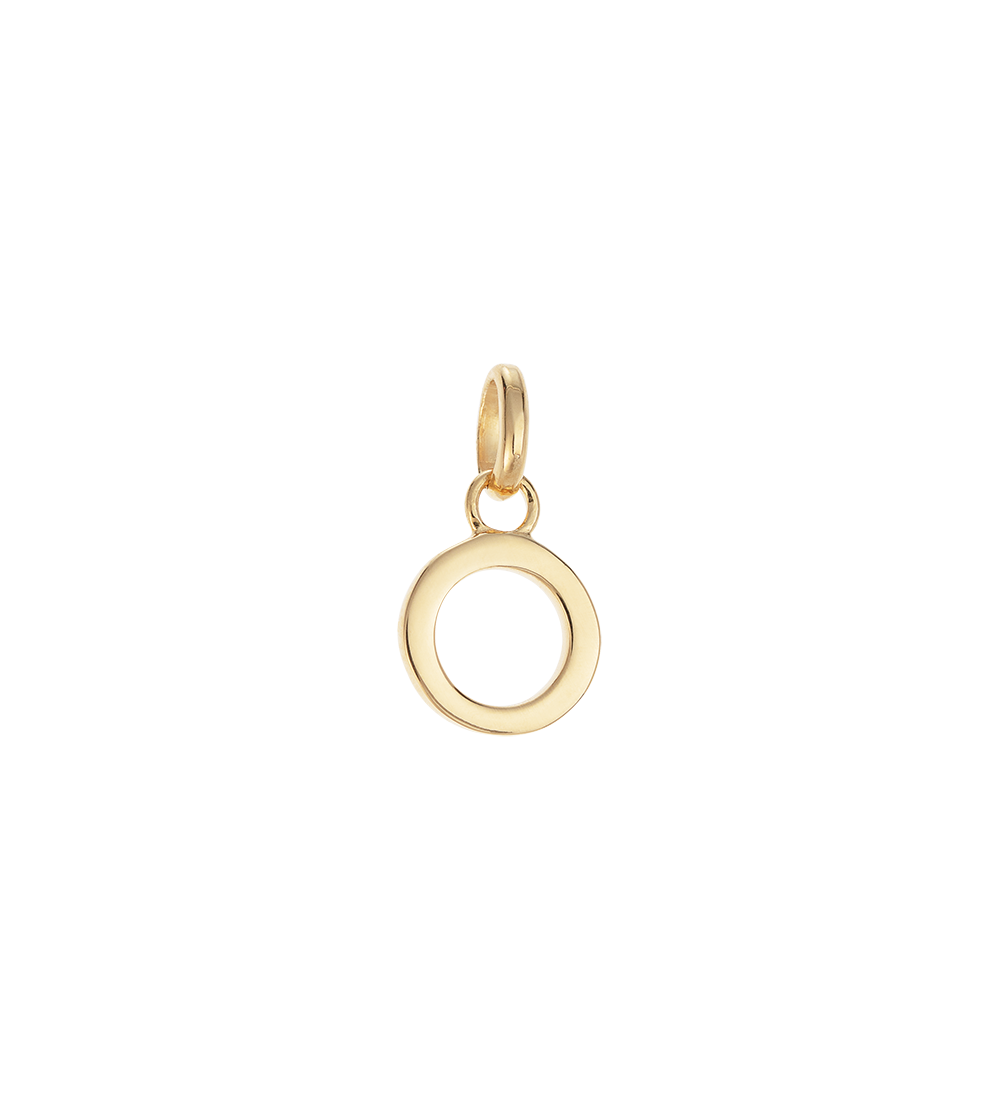 OUTLINE INITIAL A-Z (18K GOLD VERMEIL) IMAGE 22