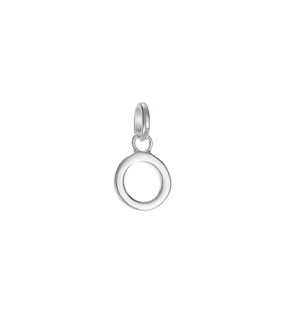 OUTLINE INITIAL A-Z (STERLING SILVER) IMAGE 20