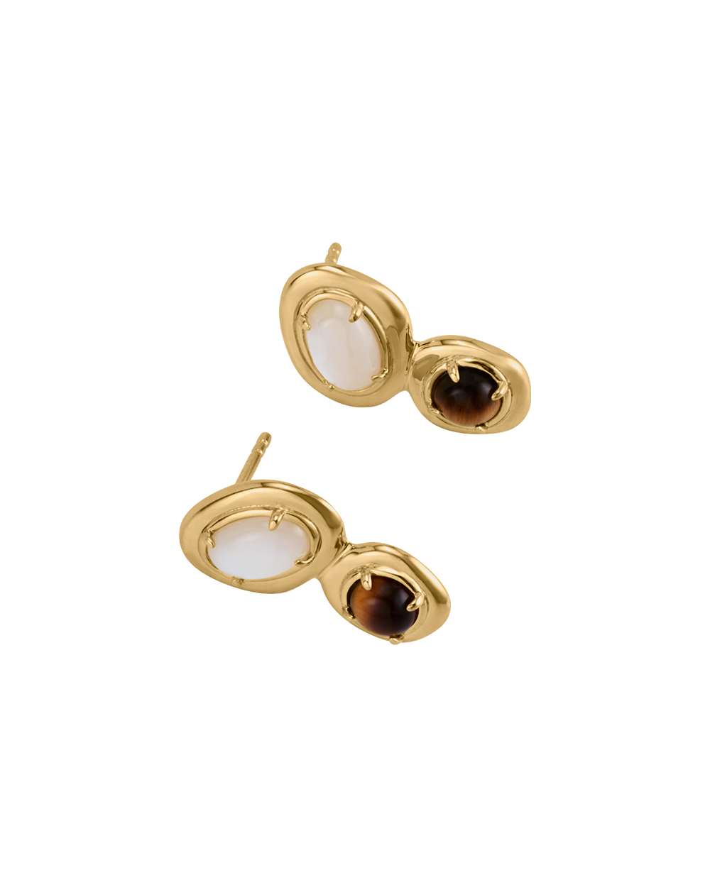 PASSAGE DROP STUDS (18K GOLD PLATED)
