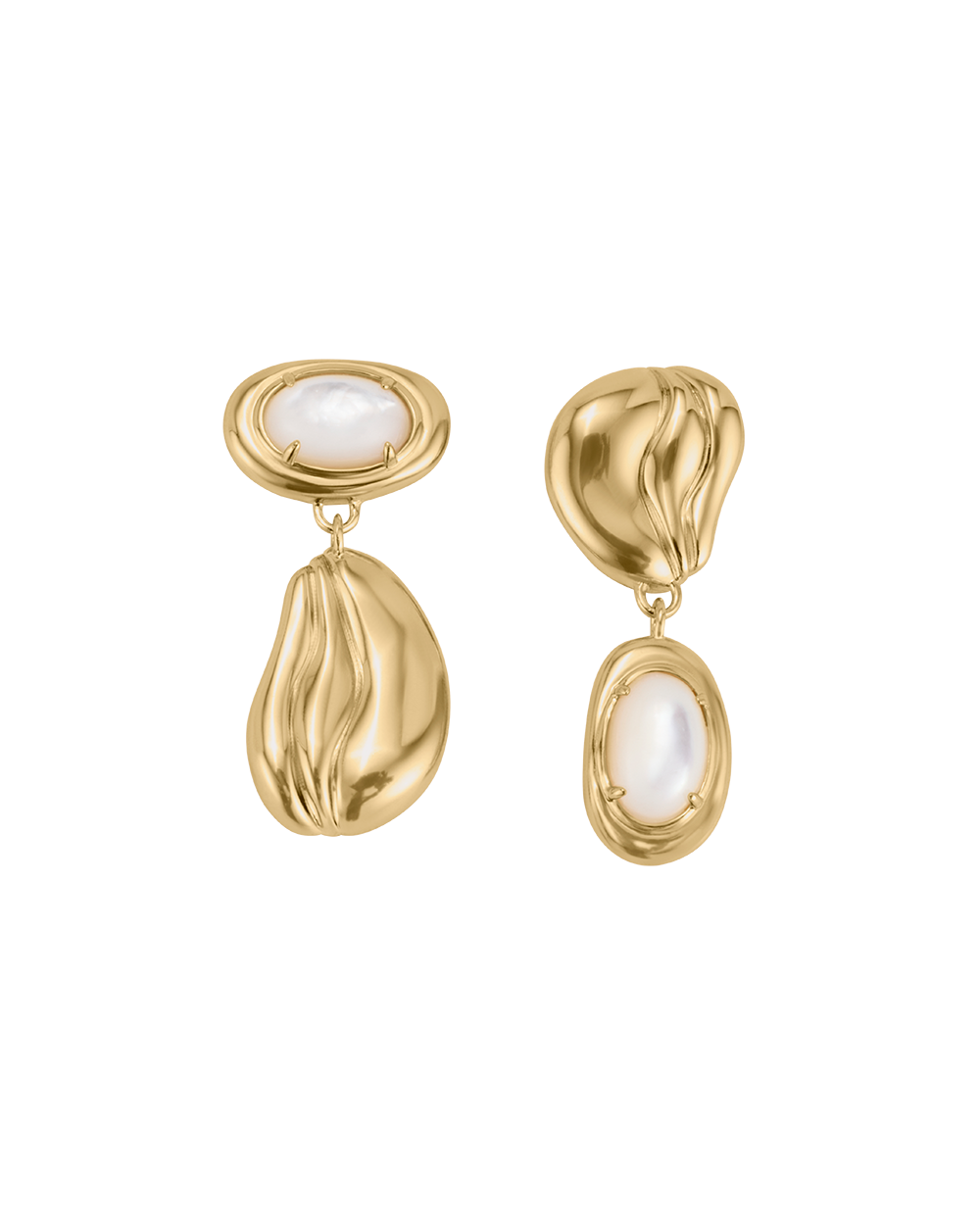 PASSAGE EARRINGS (18K GOLD PLATED)
