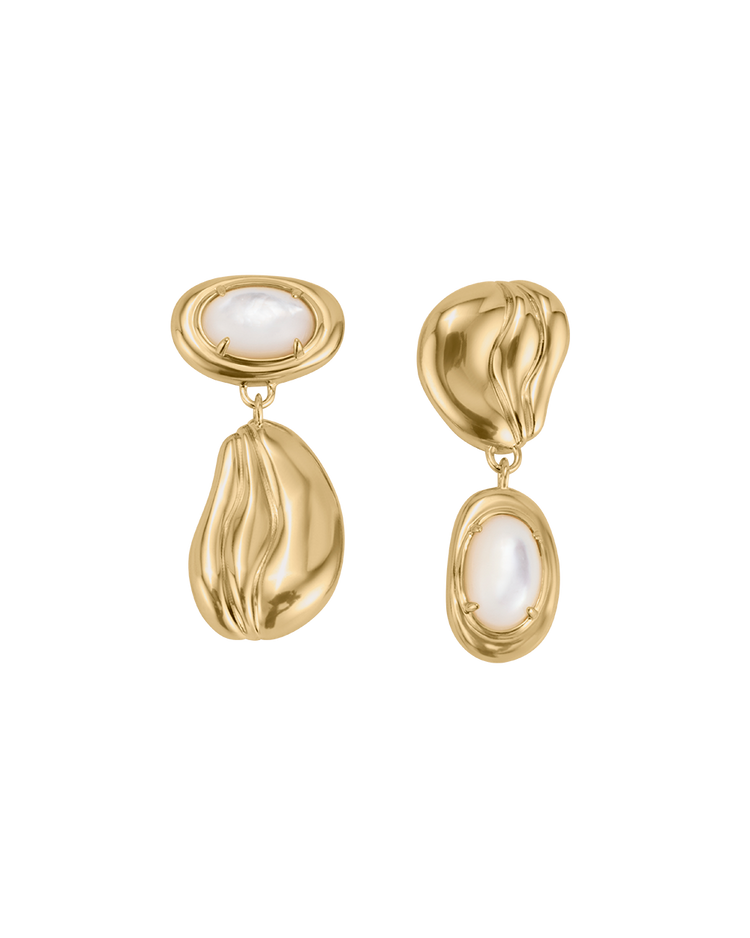 PASSAGE EARRINGS (18K GOLD PLATED)
