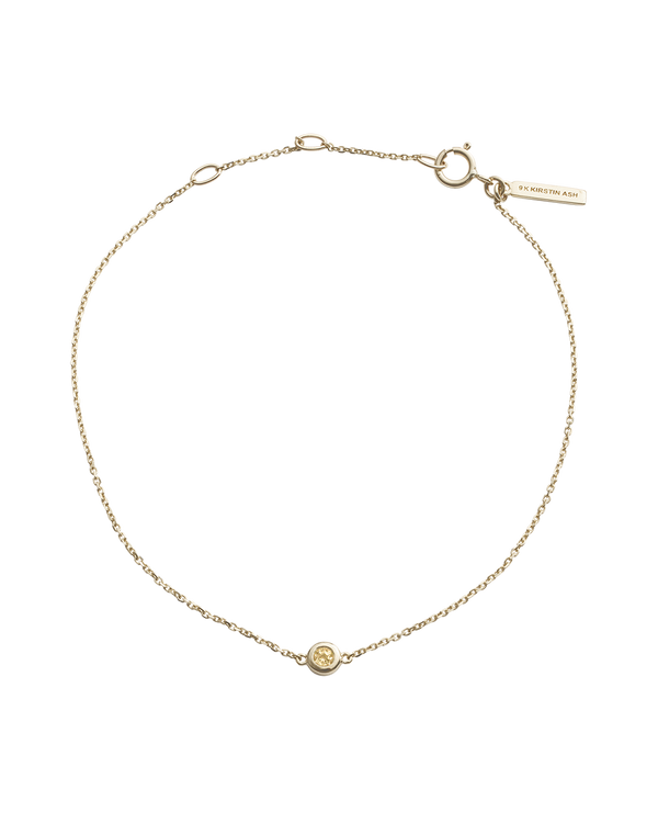 PETITE BIRTHSTONE BRACELET (9K GOLD) NOVEMBER