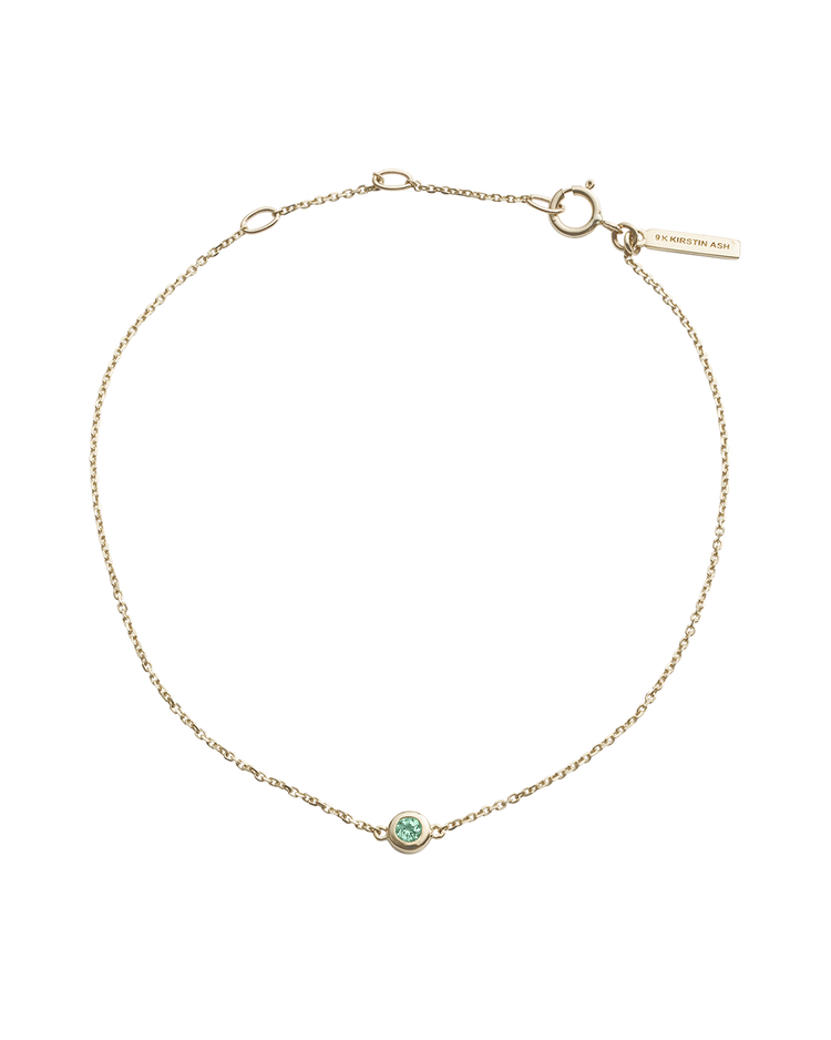 PETITE BIRTHSTONE BRACELET (9K GOLD)