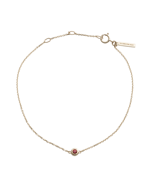 PETITE BIRTHSTONE BRACELET (9K GOLD) JANUARY